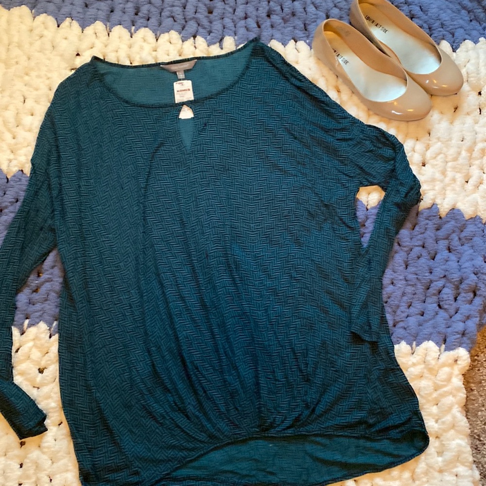 NWT Daisy Fuentes Long sleeve top size XL
